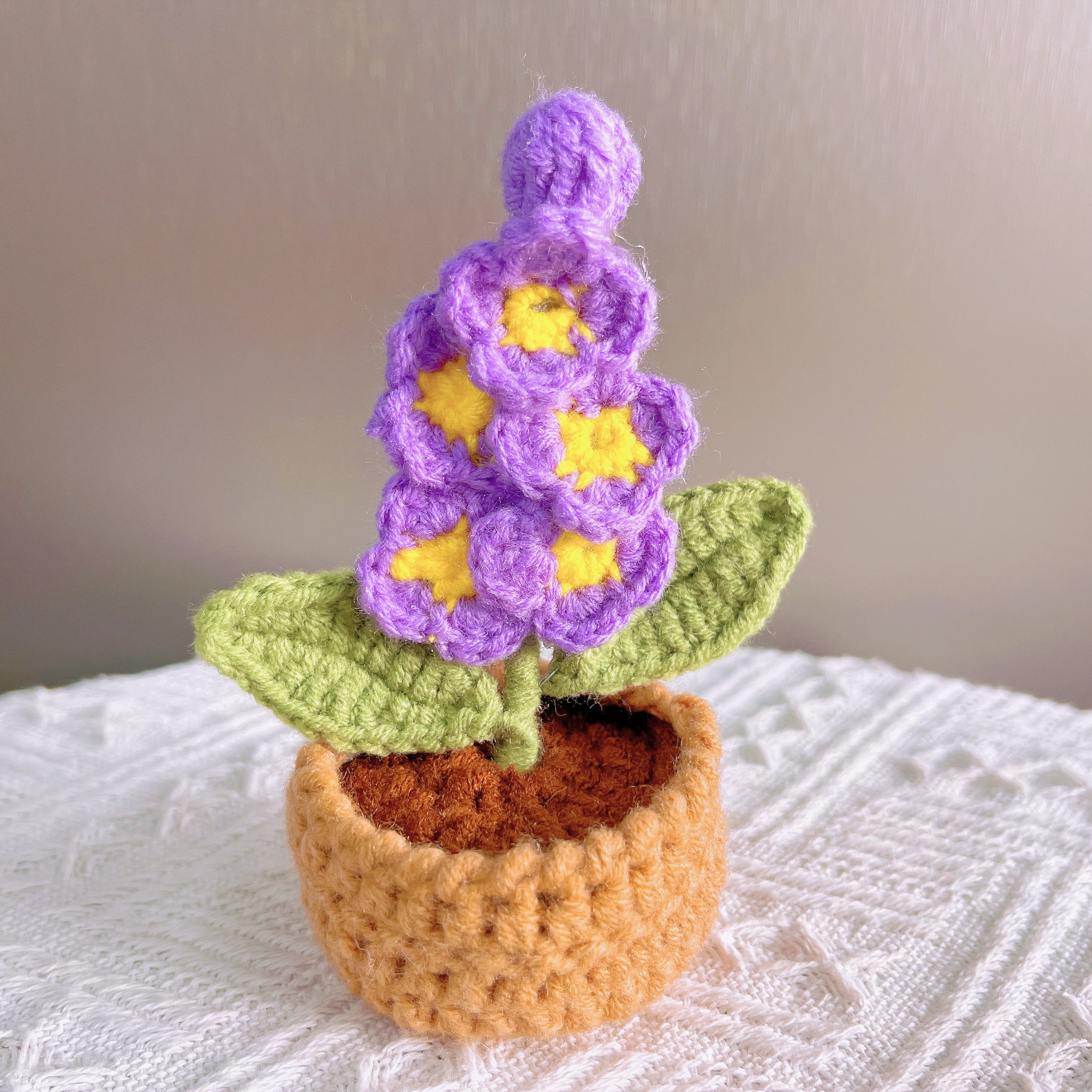 Handcrafted Crochet Supportive Pickle and Blossomed Pot Bundle Set (Custom / Personalized Text Available) - Surgery Recovery Get Well Soon Hospitalization Post Care Congrats Cute Birthday Gift