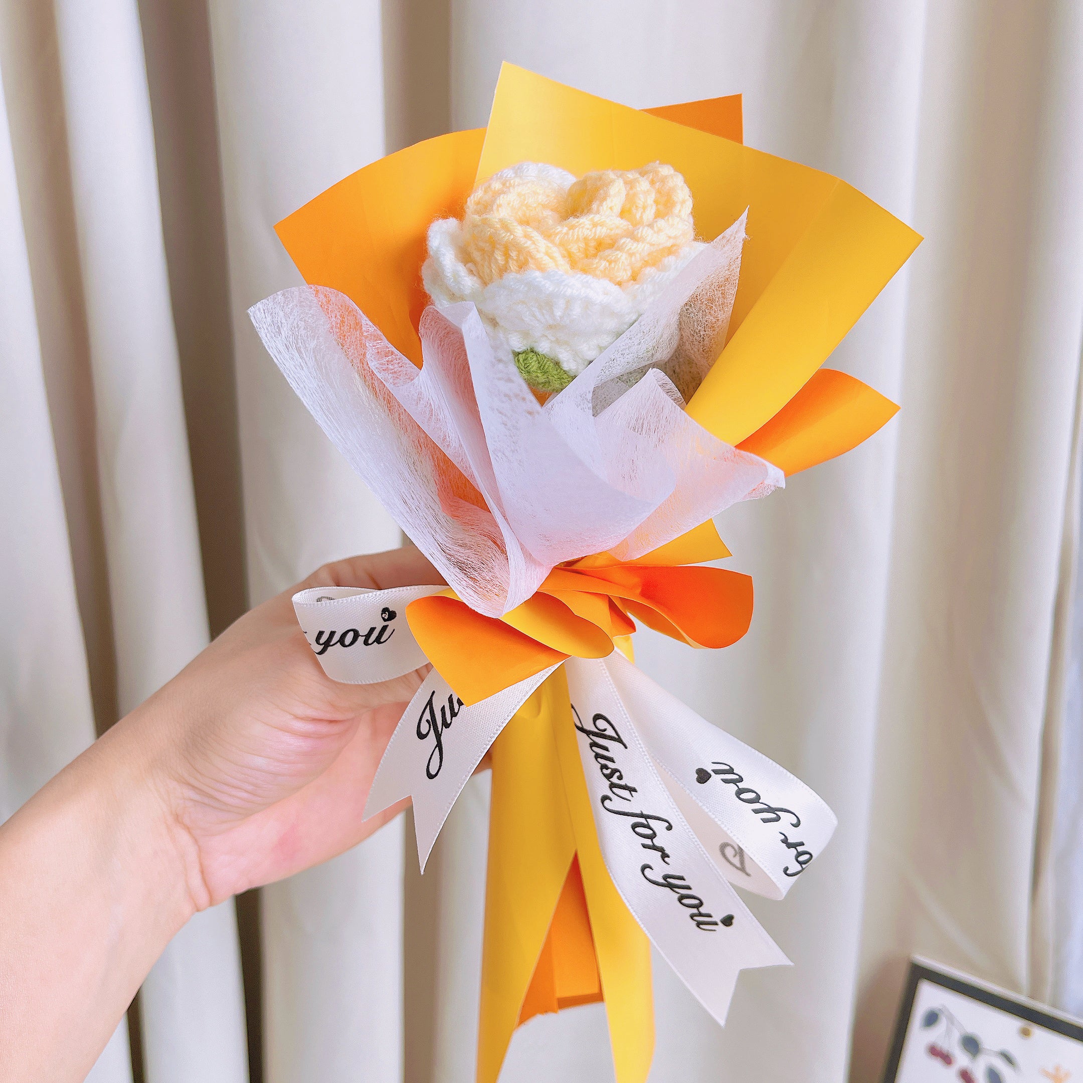Blossoming Crochet Delight: A Bouquet of Sunflowers, Roses, Tulips, and More for Celebration, Confession, Apology, Cheerup
