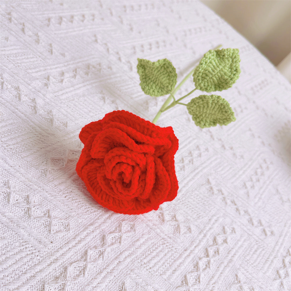 Enchanting Crochet Floral Bouquet Inspired by Timeless Beauty and Princess Tales for Weddings, Anniversaries, Valentine's Day, Confession,  Apology, Home Decor - Allergen-Free, Lasting Eternal Arrangement