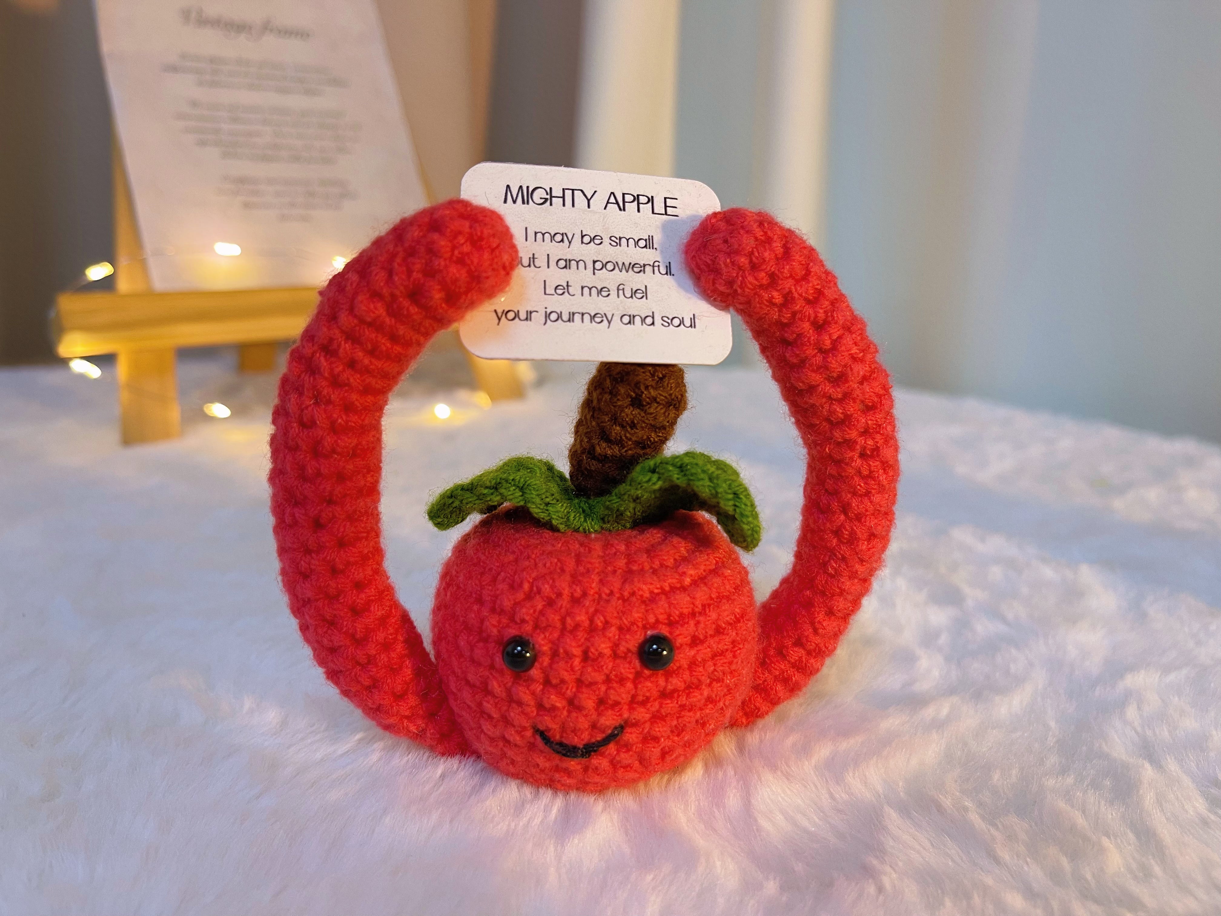 Emotional Support Positive Plushie for Home Decor (Custom / Personalized Text Available) - Zen Stone Positive Stone Pickles Stress Relief Stay Strong Recovery Gift