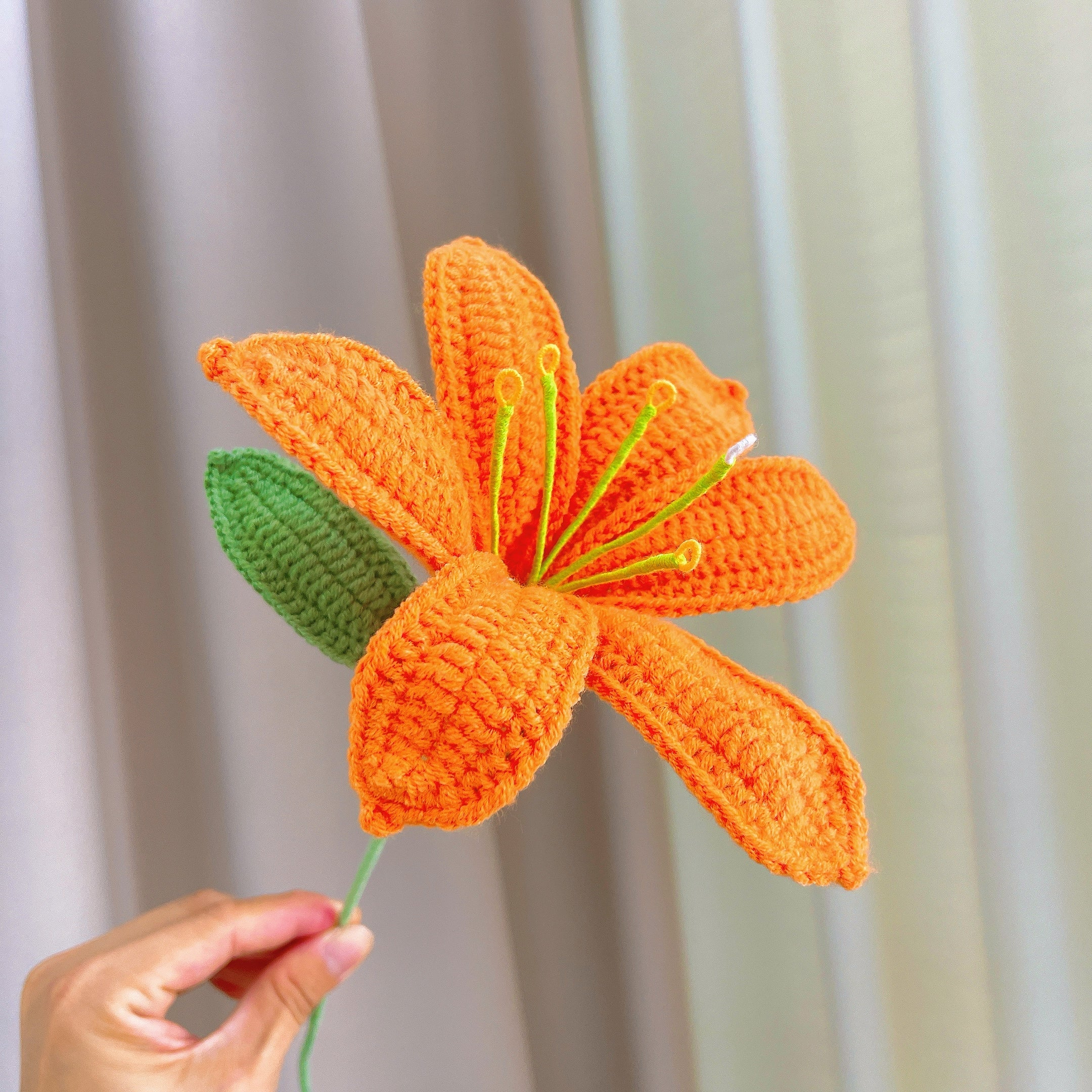 Handmade Crochet Yellow & Orange Toned Sunflowers Lily Bouquet - Roses Puffs - Perfect for Sunny Days, Summer Celebrations, & Cheerful Occasions