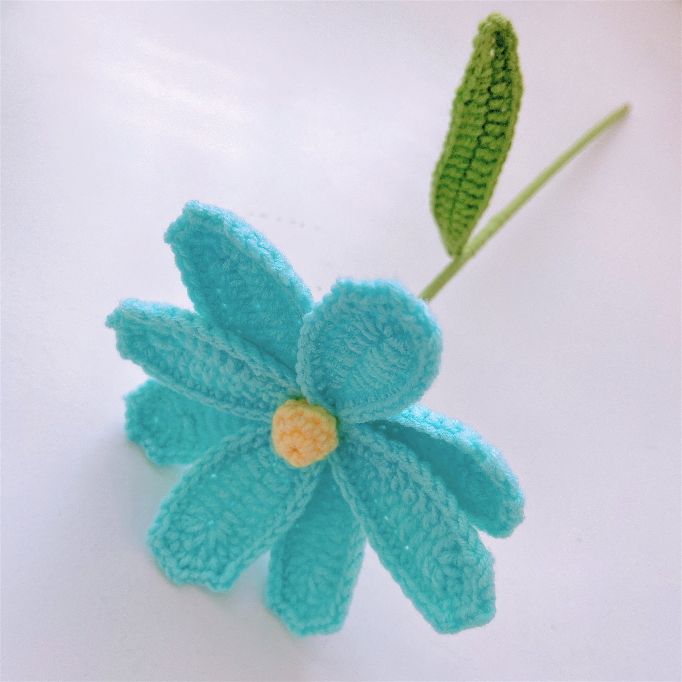 Handmade Crochet Future Cat Bouquet - Cosmos Roses Tulips Forget-Me-Nots - Customized Japanese Anime Allergy-Friendly Gift for Birthdays Anniversaries