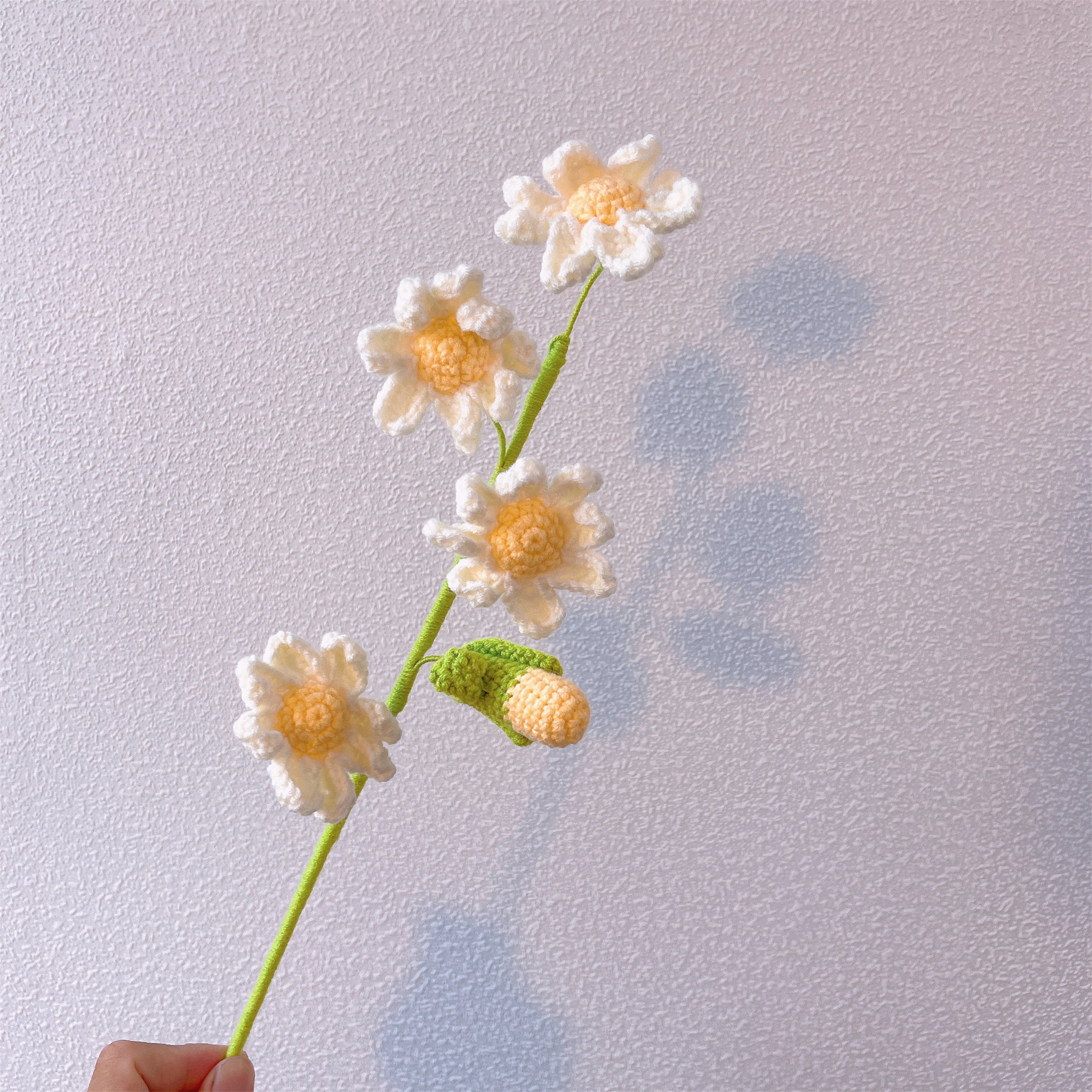 Handmade Crochet Doodle Dog Themed Flower Bouquet - Allergy-Friendly Gift, Morning Glory, Peanuts, Daisy, Yew, Lily, Gesang Flower, Tulip, and Daisy