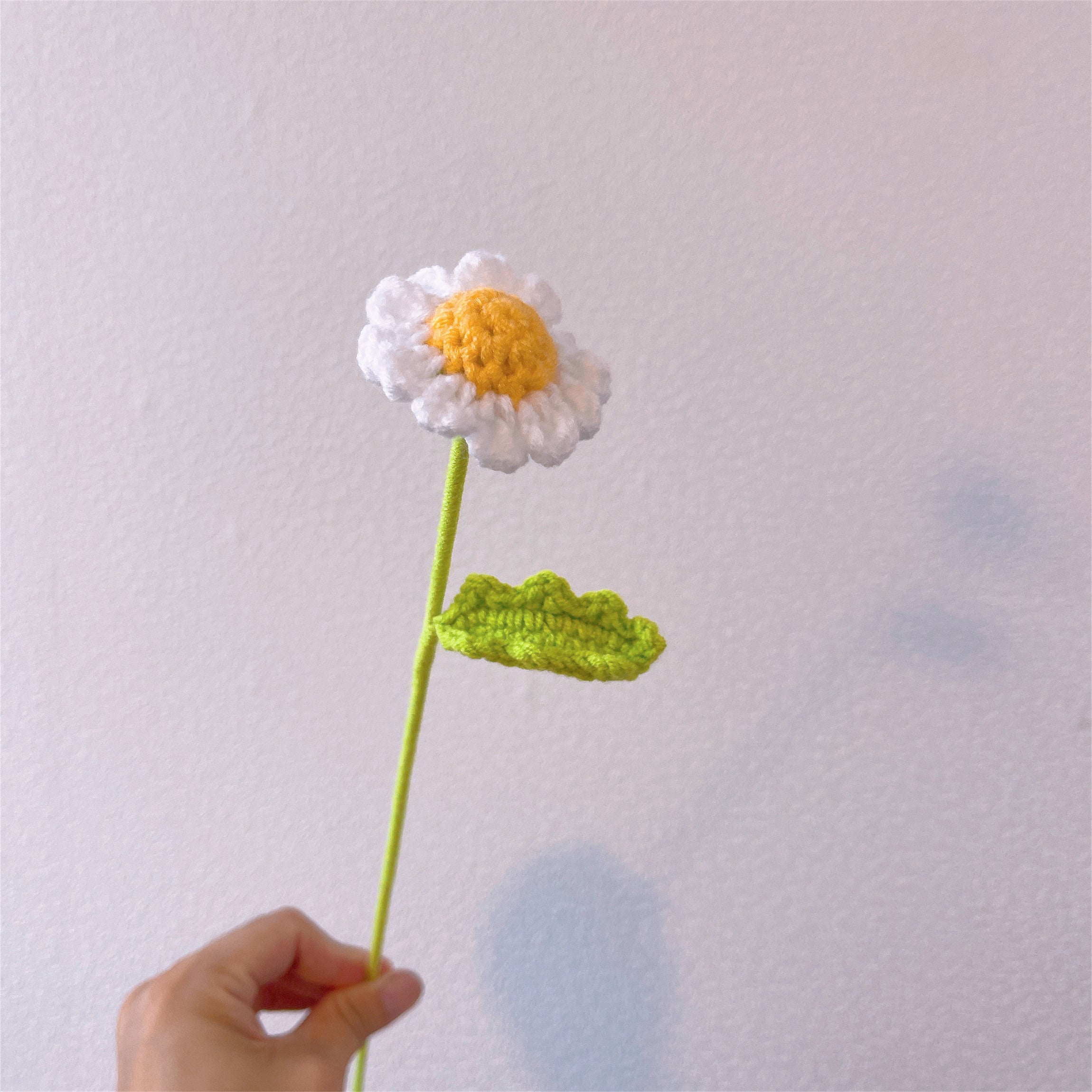 Handmade Crochet Sunflower and Daisy Bouquet in Kraft Paper Wrap with Brown Newspaper for Graduation Summer Vacation Appreciation