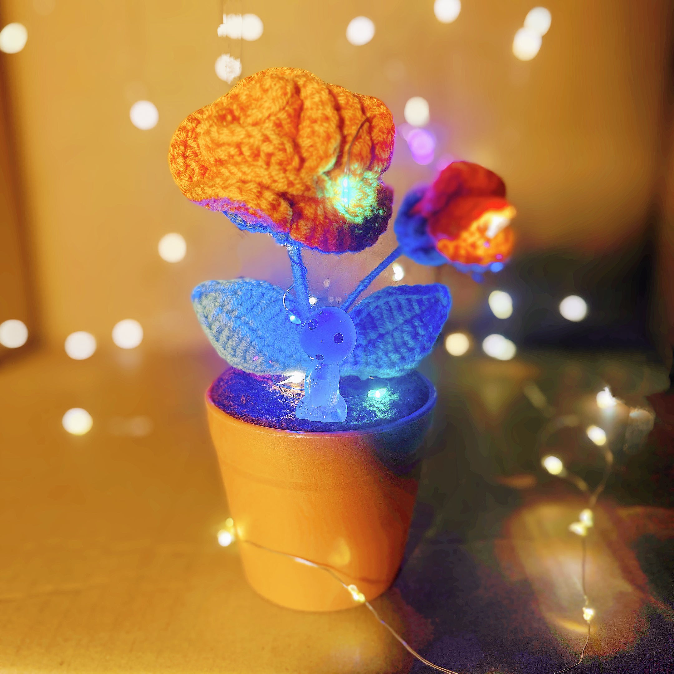 Handmade Crochet Rose Plant - Realistic Faux Flower - Unique Home Decor - Perfect Gift for Plant Lovers - Handcrafted - Father Day Gift 2024