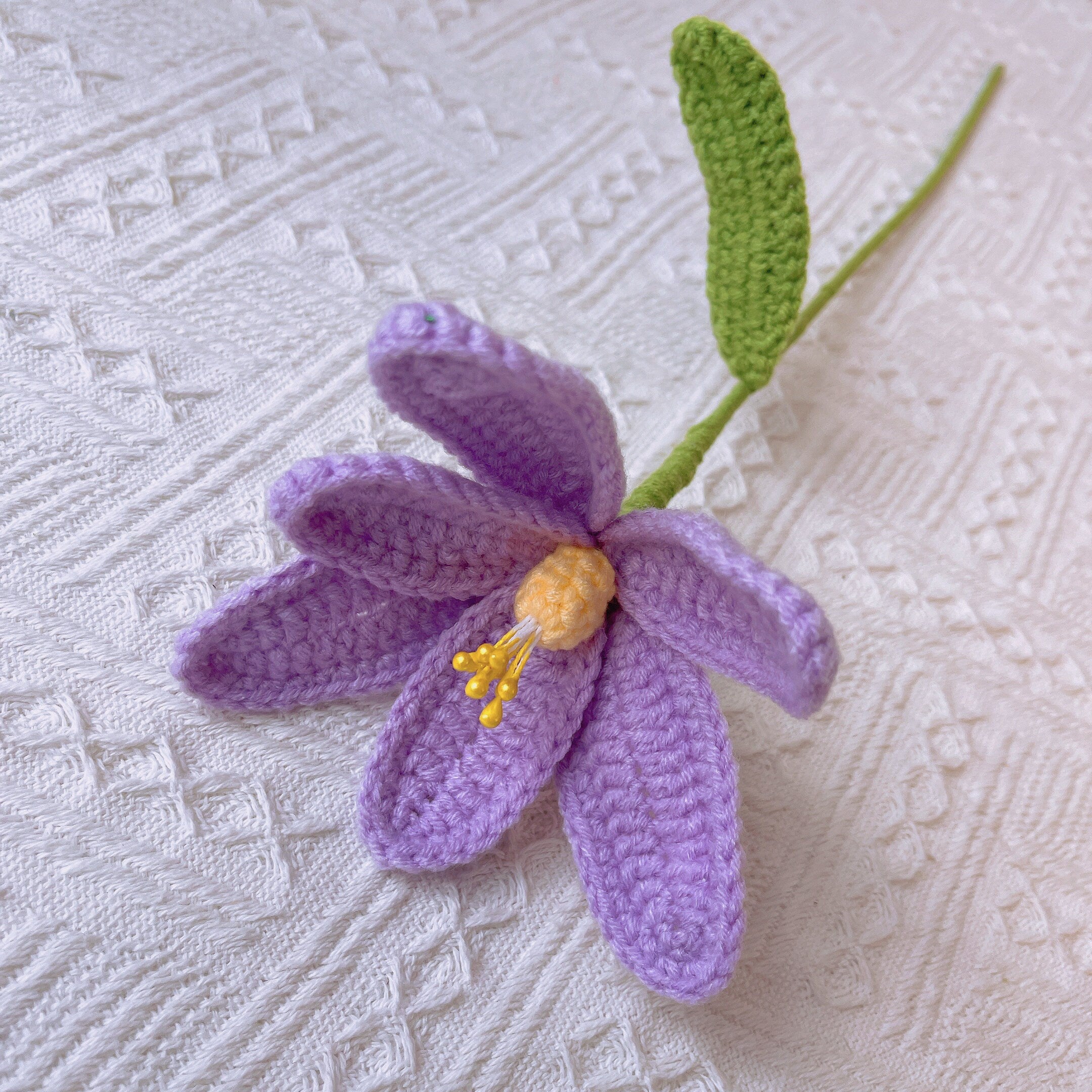 Handmade Crochet Tulip Flowers - Yarn Crafted, Home Decor, Gift Idea, Floral Arrangement, Symbolic Flower, Floral Accents, Bouquet Flowers